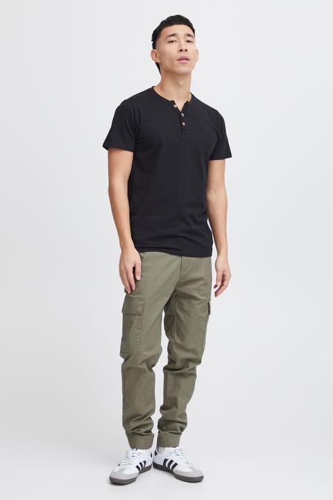 Immagine prodotto Solid Volker T-Shirt A Maniche Corte Maglietta Da Uomo Con Collo Grandad (L)