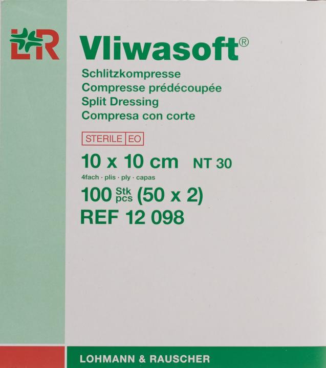 Image du produit Lohmann & Rauscher Schlitzkompressen mit Y-Einschnitt 10x10cm steril