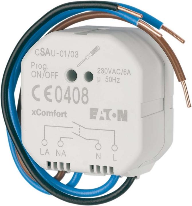 Produktbild Eaton CSAU-01/04: UP-Schaltakt. pot.frei / Tastm. (Schaltaktor)