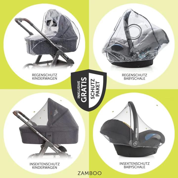 Actual product image Hauck Kinderwagen 3 in 1 4in1 Kinderwagen-Set Vision X Trio Set - inkl. i-Size