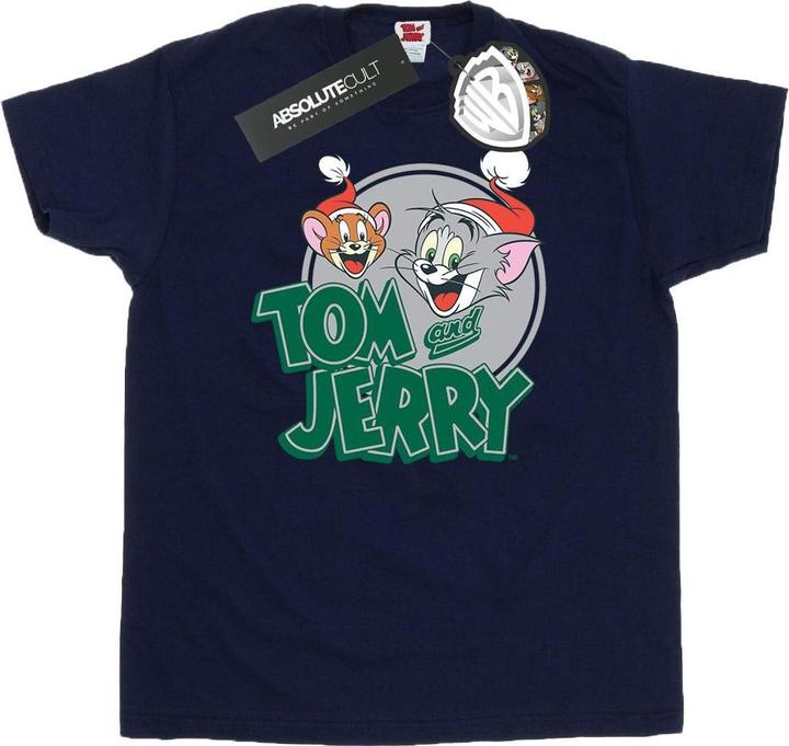 Tom & Jerry Christmas Greetings TShirt (L)