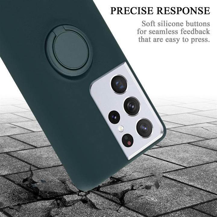 Produktbild Cadorabo TPU Liquid Ring Silicone Case Hülle (Samsung Galaxy S21 Ultra)