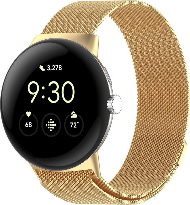 Cover-Discount Google Pixel Watch 3 - 41mm - Magnetisches Ersatzarmband Milanese (Acciaio inossidabile)