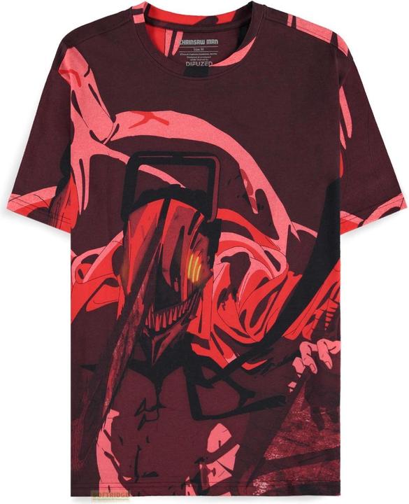 Difuzed Chainsaw Man - Rage All Over Print Men's Short Sleeved T-shirt - 2XL (XXL)
