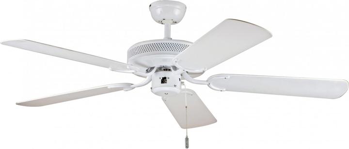 Actual product image Deko Ceiling Fan White Eagle 132 cm with Pull Cord