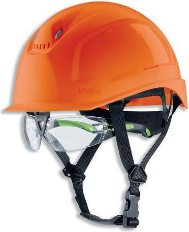 Uvex Safety Casque de protection uvex pheos S-KR IES 9772237 orange avec ventilations (55 - 61 cm)