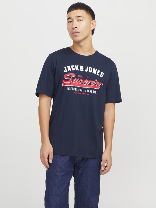 Produktbild Jack & Jones Jjelogo Tee Ss O-Neck 2 Col Ss25 Sn (L)