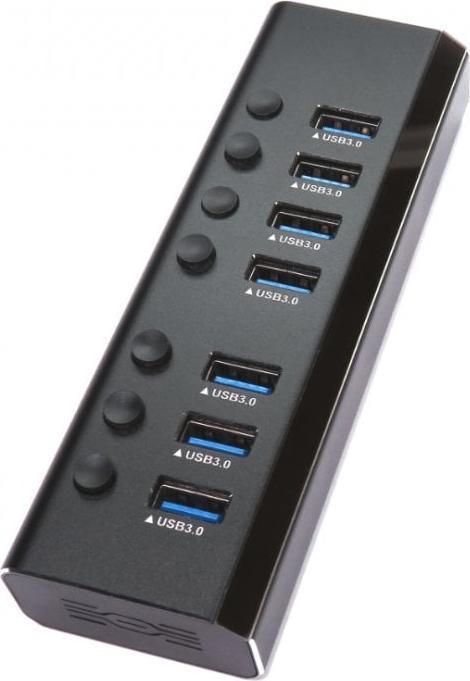 Actual product image Cables Direct CDL 7 port USB 3.0 hub (7 Ports)