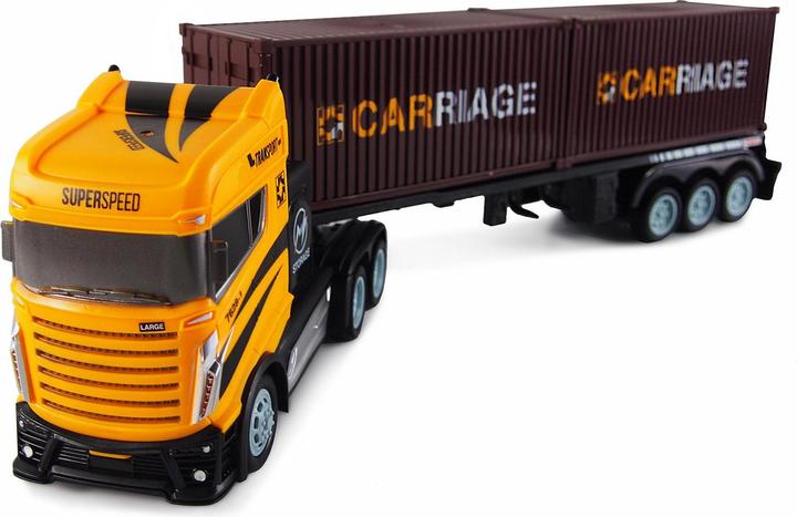 Image du produit Amewi Semi-remorque avec remorque porte-conteneurs 1:16, RTR (RTR Prêt à fonctionner)