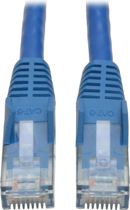 Immagine prodotto Eaton Cavo Ethernet UTP Cat6 Gigabit Snagless Modellato RJ45 M/M Blu 0,31 m (U/UTP, CAT6, 0.30 m)
