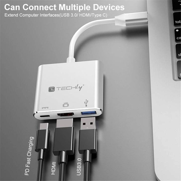 Immagine prodotto Techly Cavo convertitore adattatore da USB-C a (USB-C, 1 Porti)