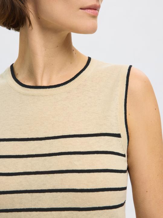 Image du produit Selected Femme Leinenmix Stricktop (XXL)
