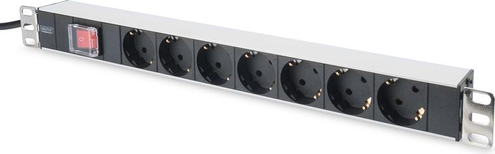 Actual product image Digitus Socket strip with aluminium profile (7 x, CEE 7/3, 2 m)