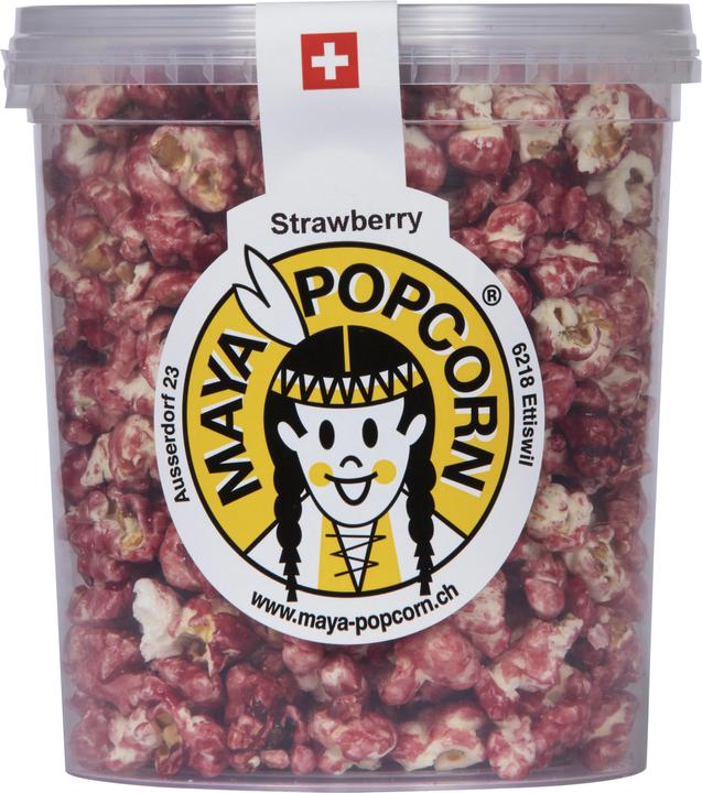 Actual product image Maya Popcorn Strawberry can (100 g)