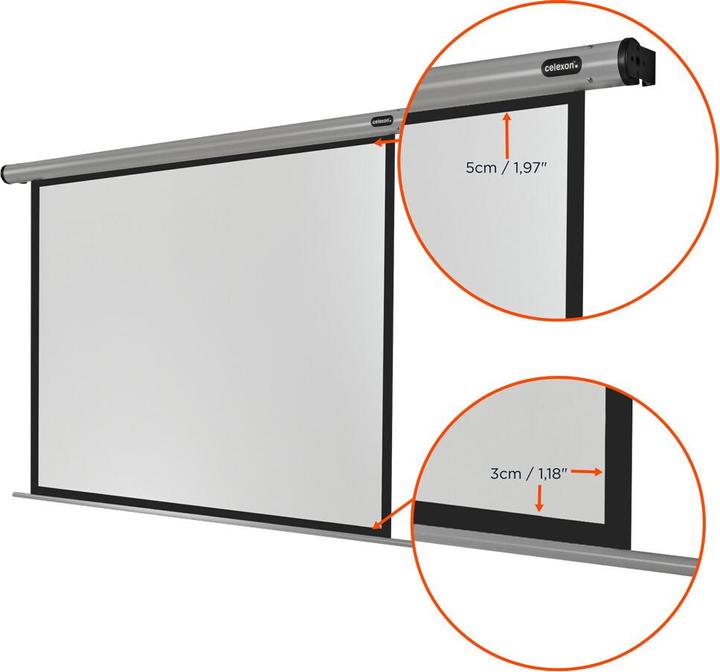 Produktbild Celexon Home Cinema electric screen - Leinwand - Deckenmontage möglich, geeignet für Wan (78.74", 4:3)
