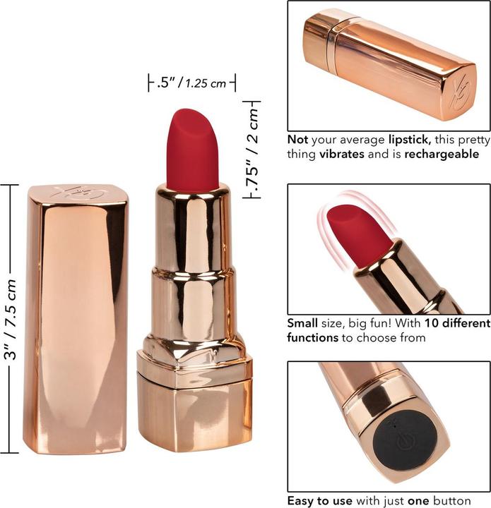 Produktbild CalExotics Hide & Play Lipstick Recharge-Rot