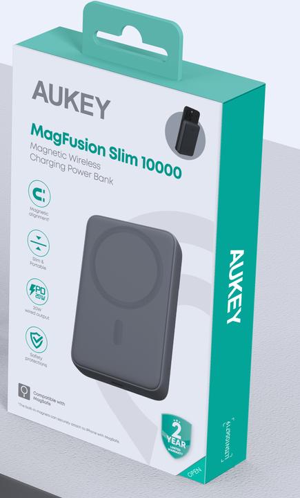 Actual product image Aukey Mag Fusion (10000 mAh, 20 W, 38.50 Wh)