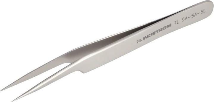 Produktbild Bahco Edelstahl Pinzette ESD geschützt Säurebeständig, Spitze Gebogen, Fein, 115 mm