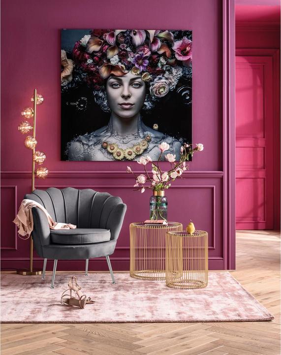 Actual product image Kare Design Armchair Water Lily Grey