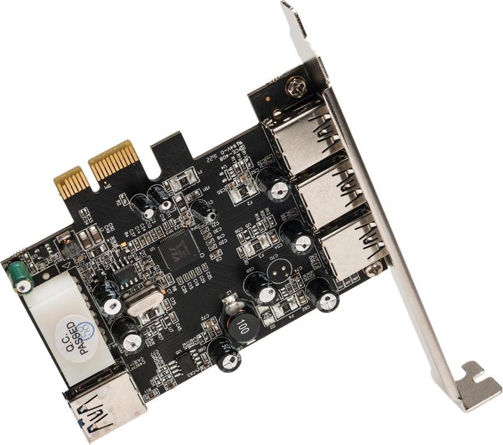 Productafbeelding Delock PCI-E kaart > 3 x extern + 1 x intern USB 3.0