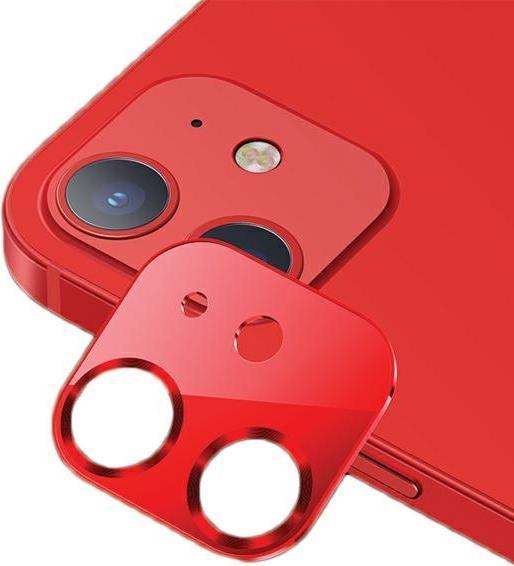Image du produit Usams Lentille de la caméra iPhone 12 mini métal czerwonyred BH706JTT03 USBH706 (1 pièce(s), Apple iPhone 12 mini)