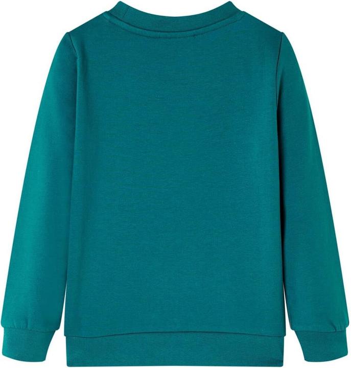 Actual product image VidaXL Children's sweatshirt dark green 140,Material: 95 % cotton (140)