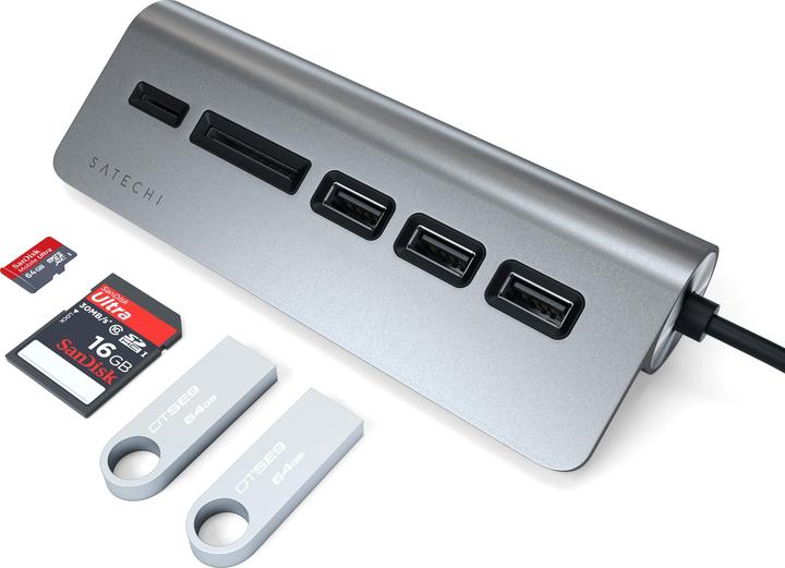Produktbild Satechi USB-C Aluminium Hub (USB-C, 5 Ports)