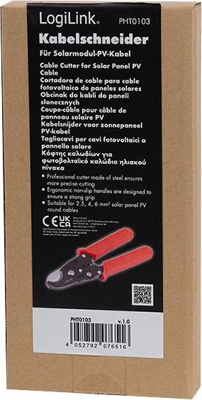 Image du produit LogiLink Kabelschneider für 2.5/4.0/6.0 mm² Solar Panel PV-Kabel (Câble solaire)