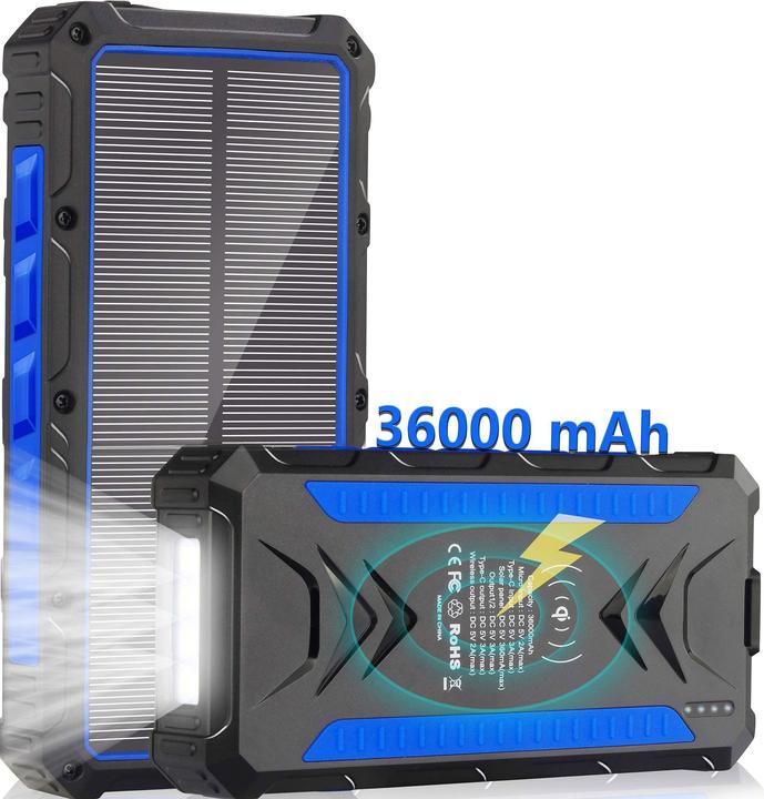 Produktbild Anyfong Mobiles Solarladegerät (36000 mAh)