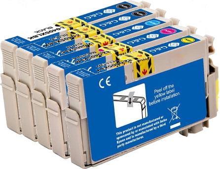 Actual product image Hermex Compatible Epson WorkForce Pro WF3820DWF Cartridges (M, Y, FC, C)