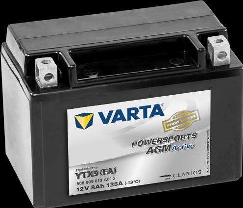 Produktbild Varta AUX14 SILVER AUXILIARY DYNAMIC AGM 513 106 020 Stützbatterie 13Ah (12 V, 13 Ah, 200 A)