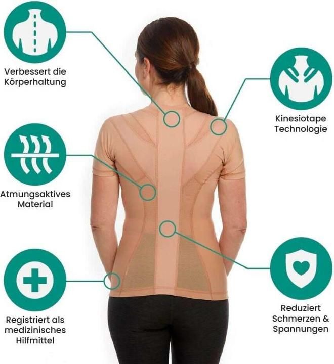 Actual product image Anodyne Posture Shirt 2.0 Ladies black M (M)