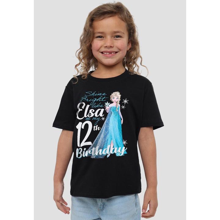 Image du produit Disney Frozen - T-shirt BRIGHT LIKE ELSA - Enfant (140)
