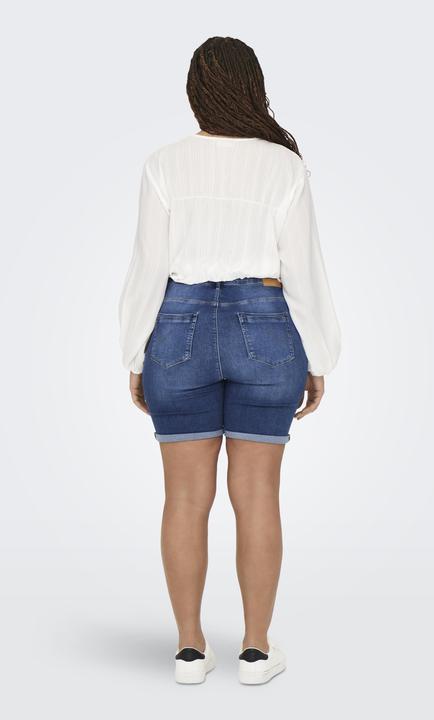 Actual product image Only Curvy CARLaola Reg destroyed denim shorts Denim shorts (42)
