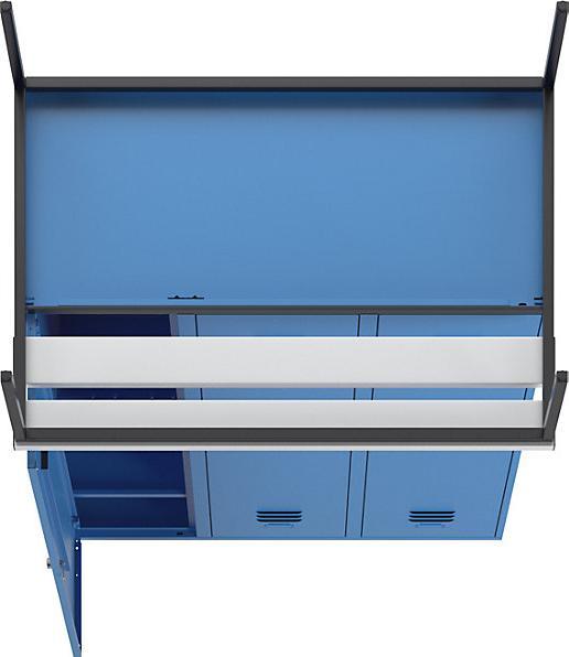 Actual product image Wolf Clothes locker with bench underneath (120 cm, 214 cm)