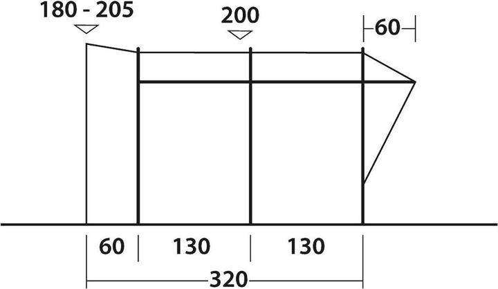 Actual product image Easy Camp Viole (Tunnel tent, 11.70 kg)