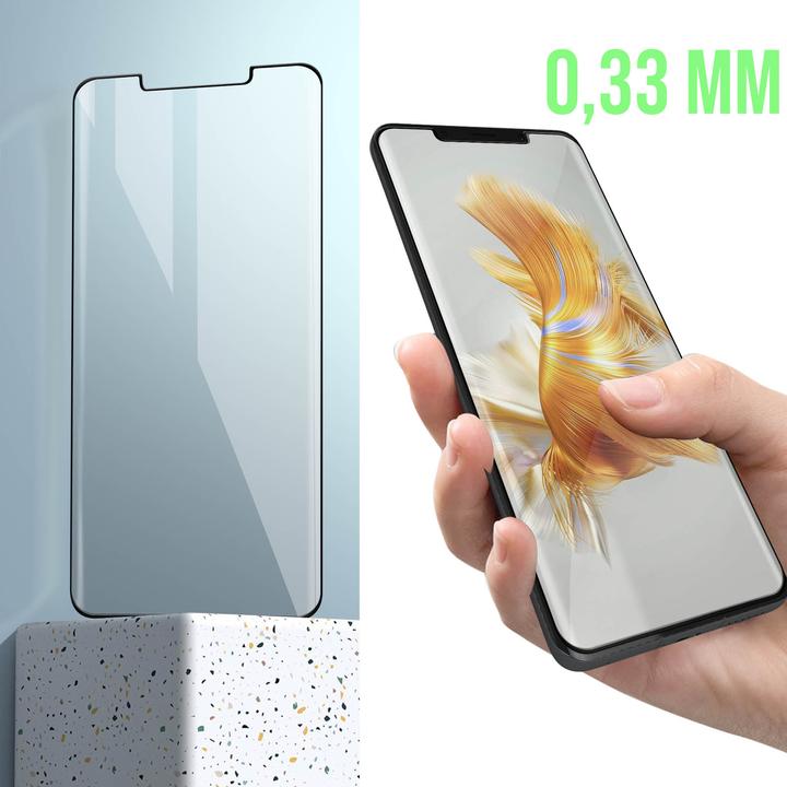 Actual product image Avizar 9H hardness glass display protection film (1 Piece, Huawei Mate 50 Pro)
