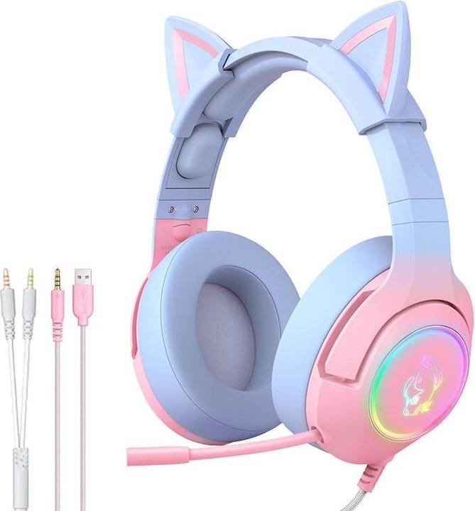 Immagine prodotto Onikuma Cuffie da gioco K9 Rosa/Blu