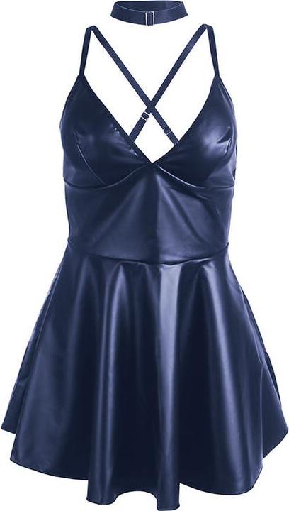 Subblime - 955427 KLEID MIT BLAUEN LEDERTRÃ„GERN L/XL (XL)