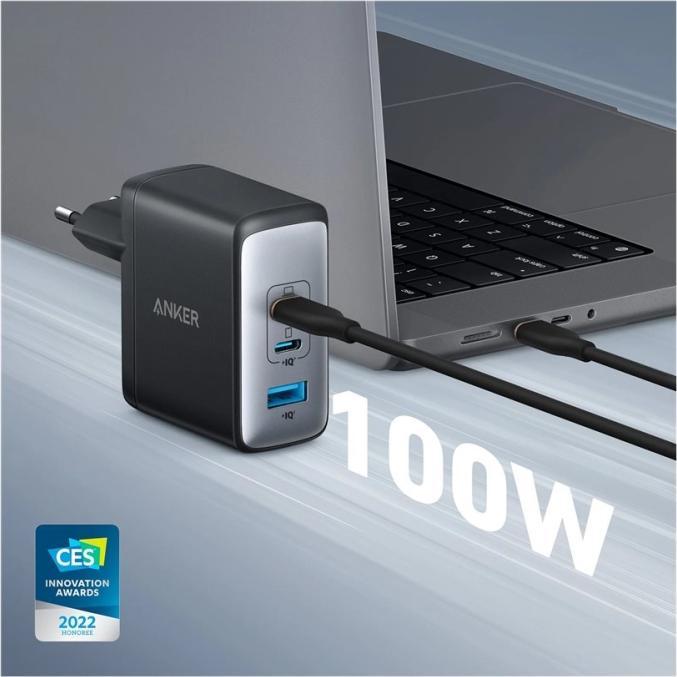 Immagine prodotto Anker Caricatore da parete USB C a 3 porte, UE (100 W)