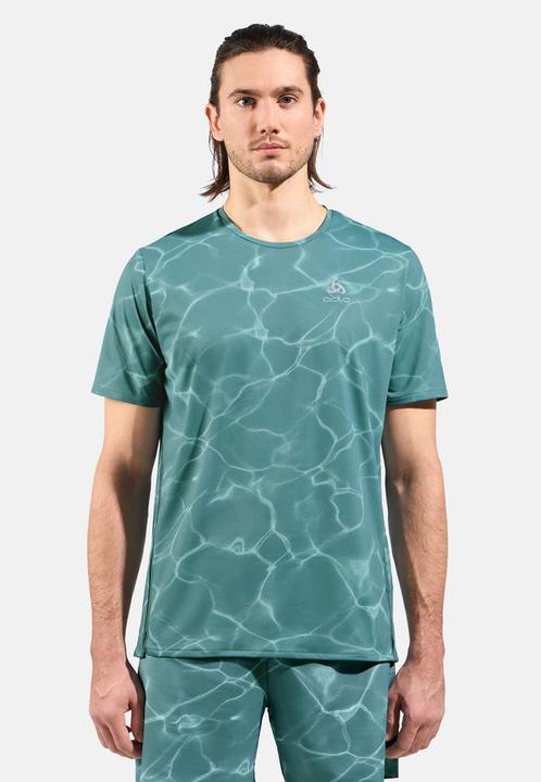 Produktbild Odlo T-shirt crew neck s/s ZEROWEIGHT CHILL-TEC PRINT (S)