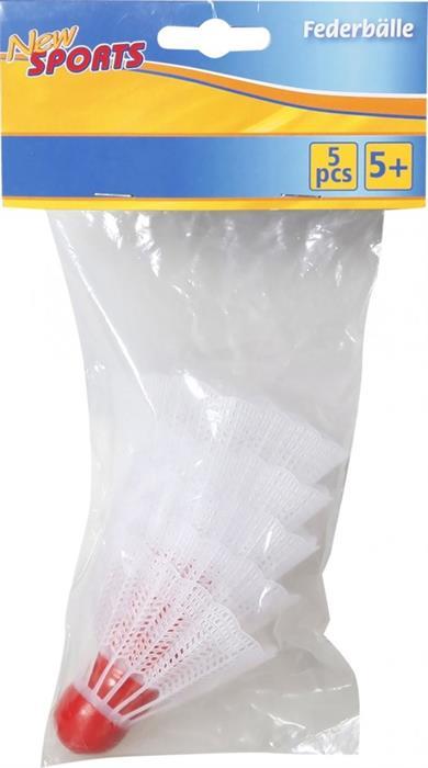 Produktbild New Sports 6 Federbälle weiss