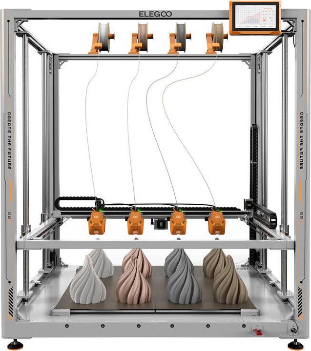 Actual product image Elegoo 3D printing sheet OrangeStorm Giga (Accessories)