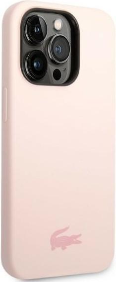 Immagine prodotto Lacoste LCHCP14XSI iPhone 14 Pro Max 6,7" jasnoróżowy/ rosa chiaro Custodia rigida in silicone (Apple iPhone 14 Pro Max)