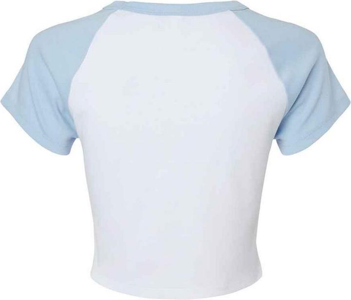 Produktbild Bella Canvas kurzes TShirt Raglanärmel (L)