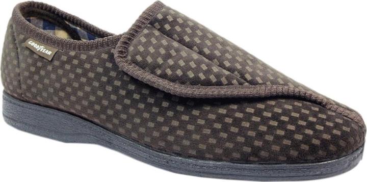 Actual product image Goodyear Columbus Ii Checked Slippers (41)