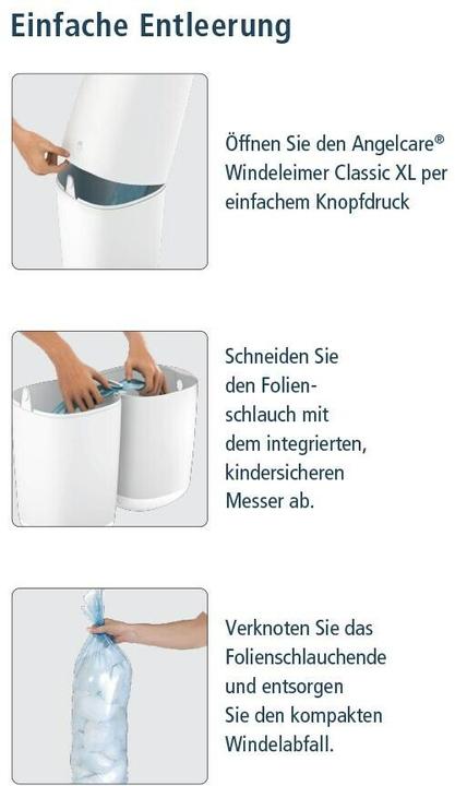 Image du produit Angelcare Seau à couches Classic XL (1 x)