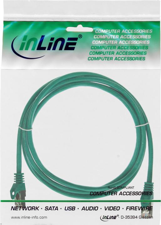 Immagine prodotto InLine Cavo patch 0,5m 1000 Mbit RJ45 (S/FTP, CAT5e, 0.50 m)