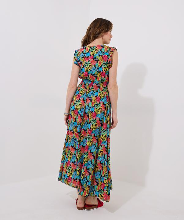 Produktbild Joe Browns Tropical Print V-Neck Tassel Sleeveless Maxi Dress (36)
