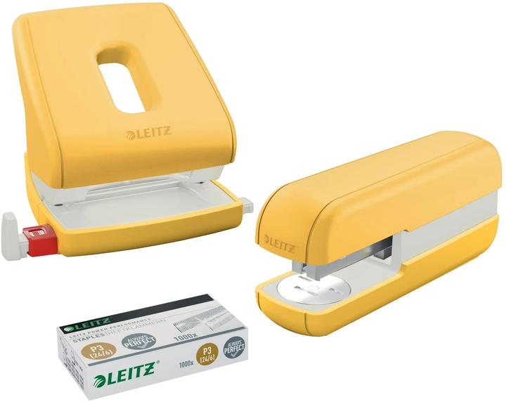 Actual product image Leitz Stapler Cosy 30 pages, Yellow (30.30 Sheets)